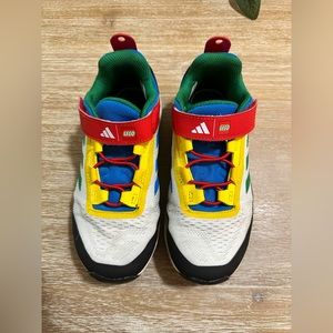 Kids Adidas Terrex x LEGO Agravic Flow Trail Running Shoes sz 1.5